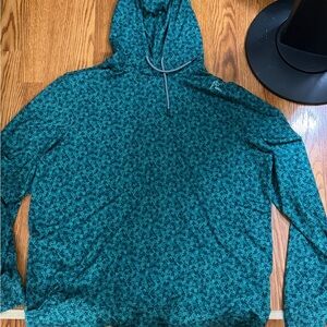 Rhoback Green Patterned Hoodie